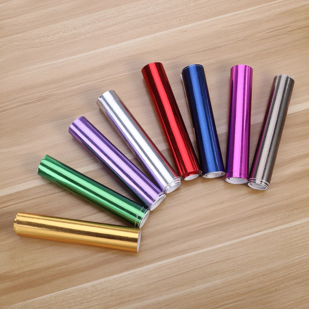 

12 x 60 Inch Car Satin Reflective Electroplating Vinyl Film Wrap Sticker Sheet Air Release Adhesive (Silver)