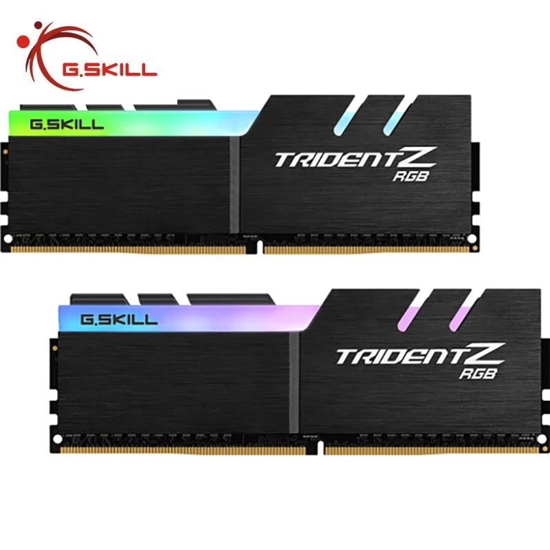 

G.Skill Trident Z RGB серия DDR4 RAM 8 ГБ 16 ГБ 32 ГБ 64 Гб 3000 3200 3600 4000 МГц DIMM двухканальный комплект/одиночный