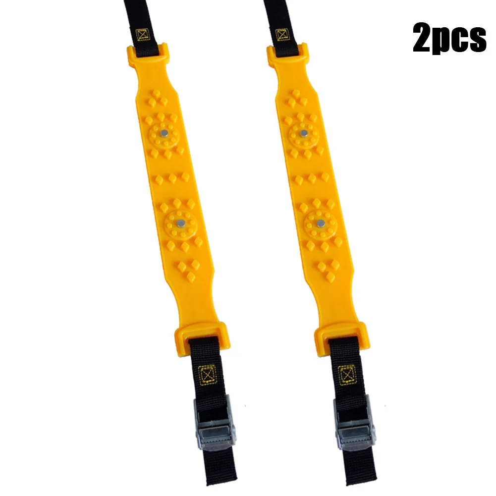 

2pc Tire Anti-skid Chains Thickened Beef Tendon Wheel Chain For Snow Mud Sand Road Durable TPU Skid-resistant Chains Accessories