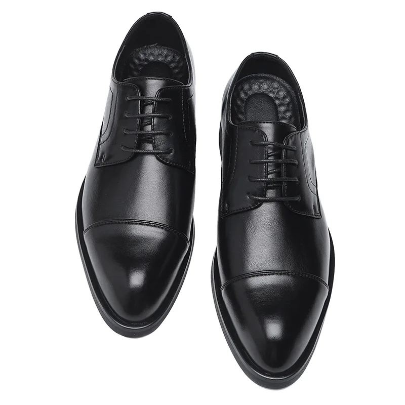 

Men Dress Shoes Handmade British Style Paty Leather Wedding Shoes Business Men Leather Oxfords Formal Shoes