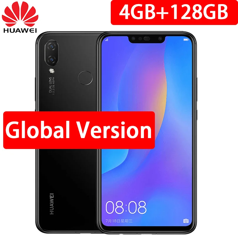Смартфон Huawei P smart plus + nova 3i 6 3 дюйма Восьмиядерный процессор Kirin710 на базе Android 8 1 3340