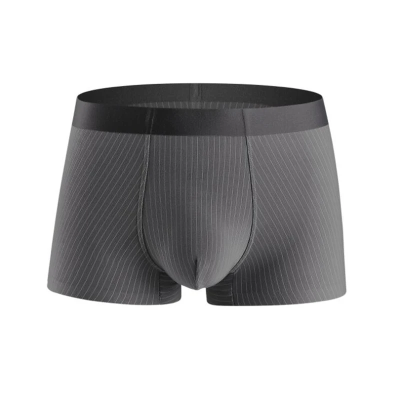 Graphene fiber striped panties modal men's boxer Soft stretch comfortble boxers 9501