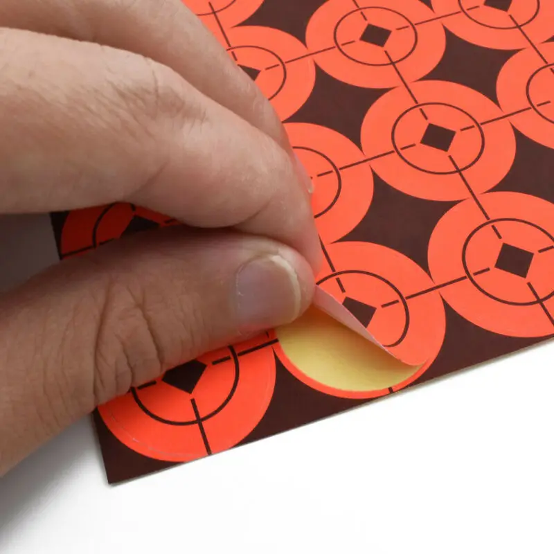 360 шт. 2 5 см цель StickersNeon оранжевый яблочко бумажные наклейки для съемки школа