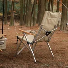 Складной стул для кемпинга, портативный ультралегкий стул для кемпинга, рыбалки, пикника, алюминиевый стул для сна и пляжа, уличный стул с  нагрузка 140 кг