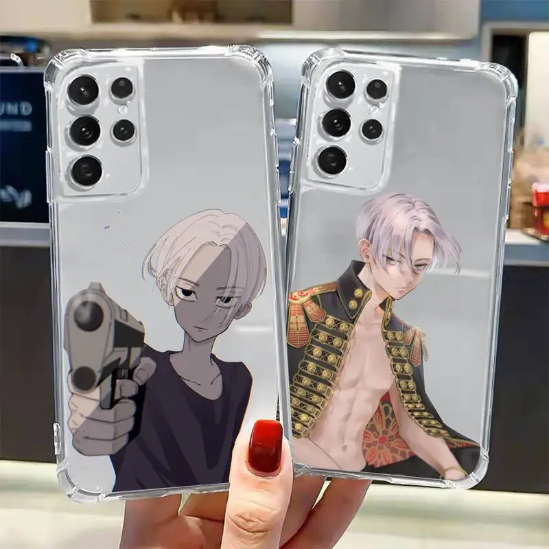 

Tokyo Avengers Phone Case Transparent for Samsung A 10 21S 31 50 51 52 12 71 S note 10 20 21 fe plus ultra