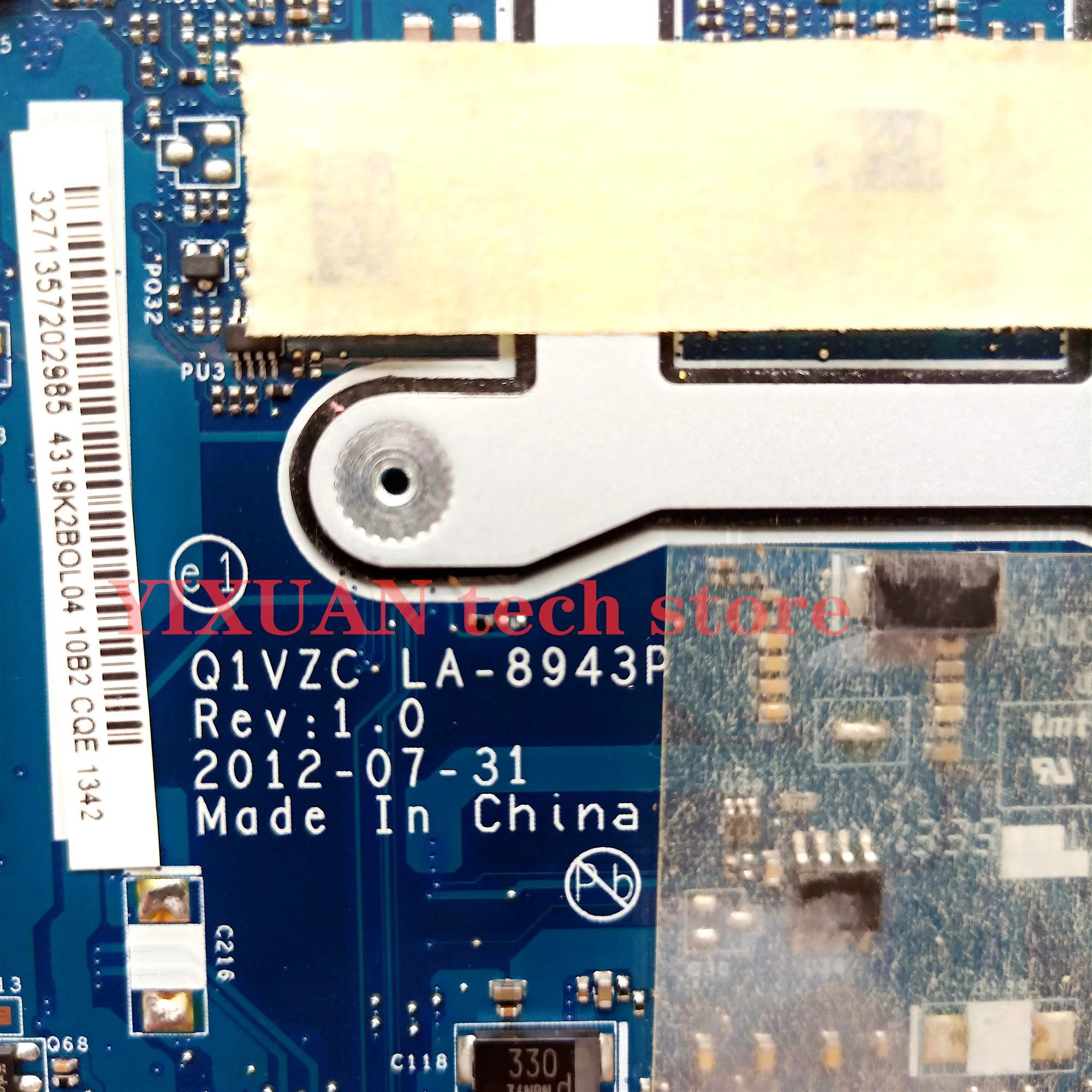 Q1VZC LA 8943P для Acer Aspire C710 V5 131 Материнская плата ноутбука 1007 CPU NB.M8911.004 NBSH7110023 100%