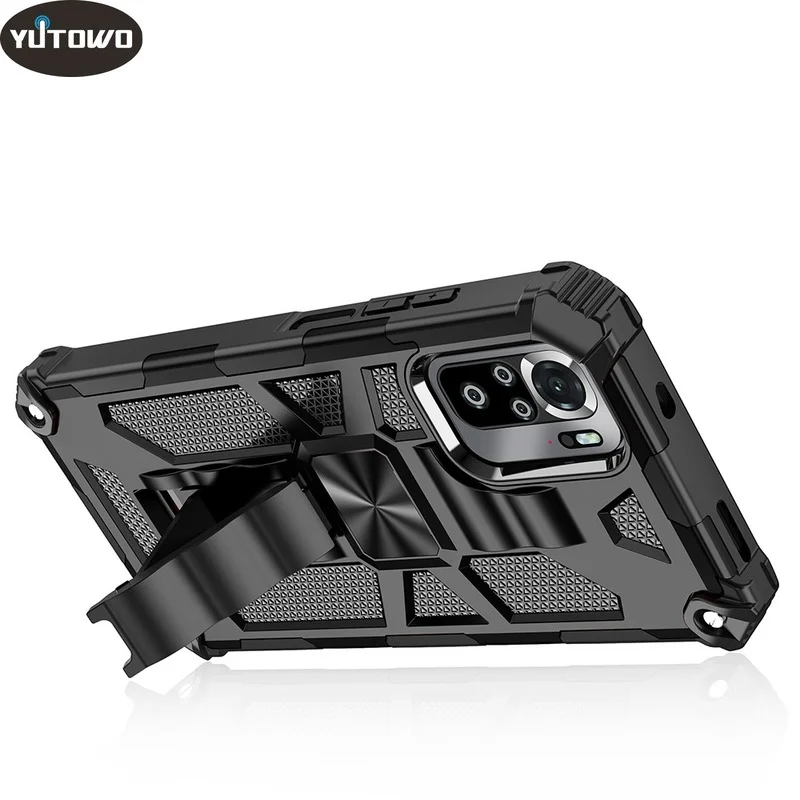 Luxury Phone Case For Xiaomi Redmi Note 10 9 8 Pro 9C 9A 10S Cover For Redmi Note10 Pro 2021 Armor Bumper Shockproof Military