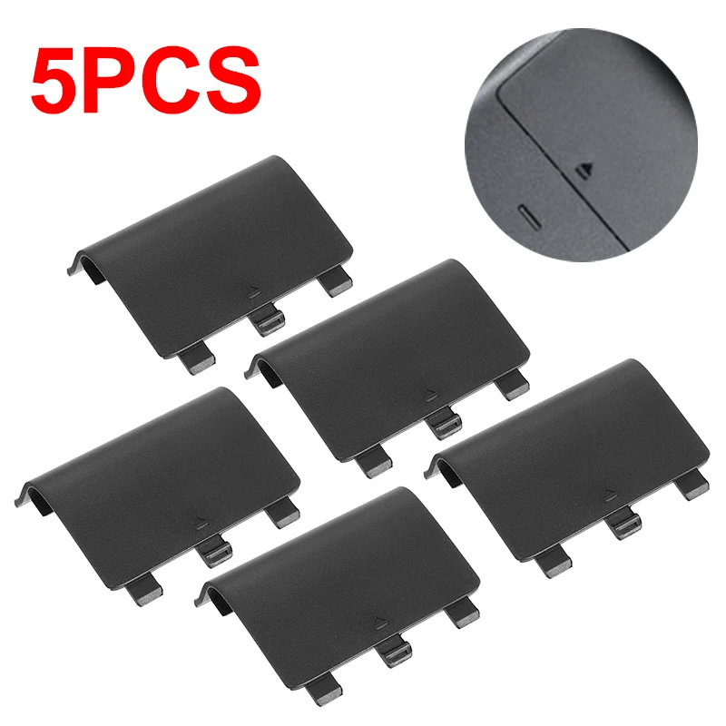 

Mayitr 5pcs Battery Pack Back Cover Lid Door Guard Cabinet For XBox One Wireless Controller