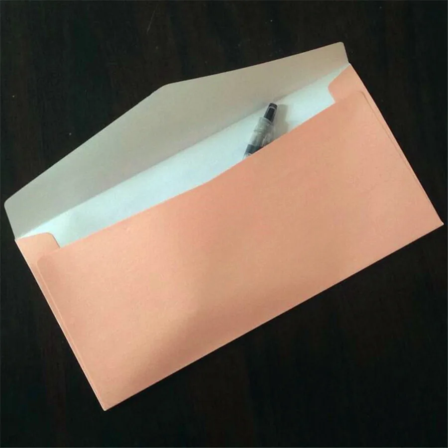 50pcs/lot 220*110mm New Cute Vintage Gloss Candy color series DIY Multifunction Wax envelope set wholesale | Канцтовары для офиса