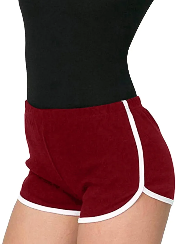 

New Summer Sport Shorts Women High Waist Elasticated Seamless Fitness Leggings Push Up Gym Training Gym Tights Pocket Short 2021