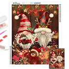 Бриллиантовый рисунок Рождество Санта-Клаус гномы Алмазная вышивка мозаика Картина Вышивка крестом комплекты, украшение для дома рождественские подарки