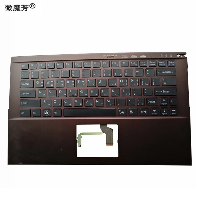 KR новая клавиатура для sony VPCZ2 Z23S9C VPCZ227GG сменная Клавиатура ноутбука с оболочкой C