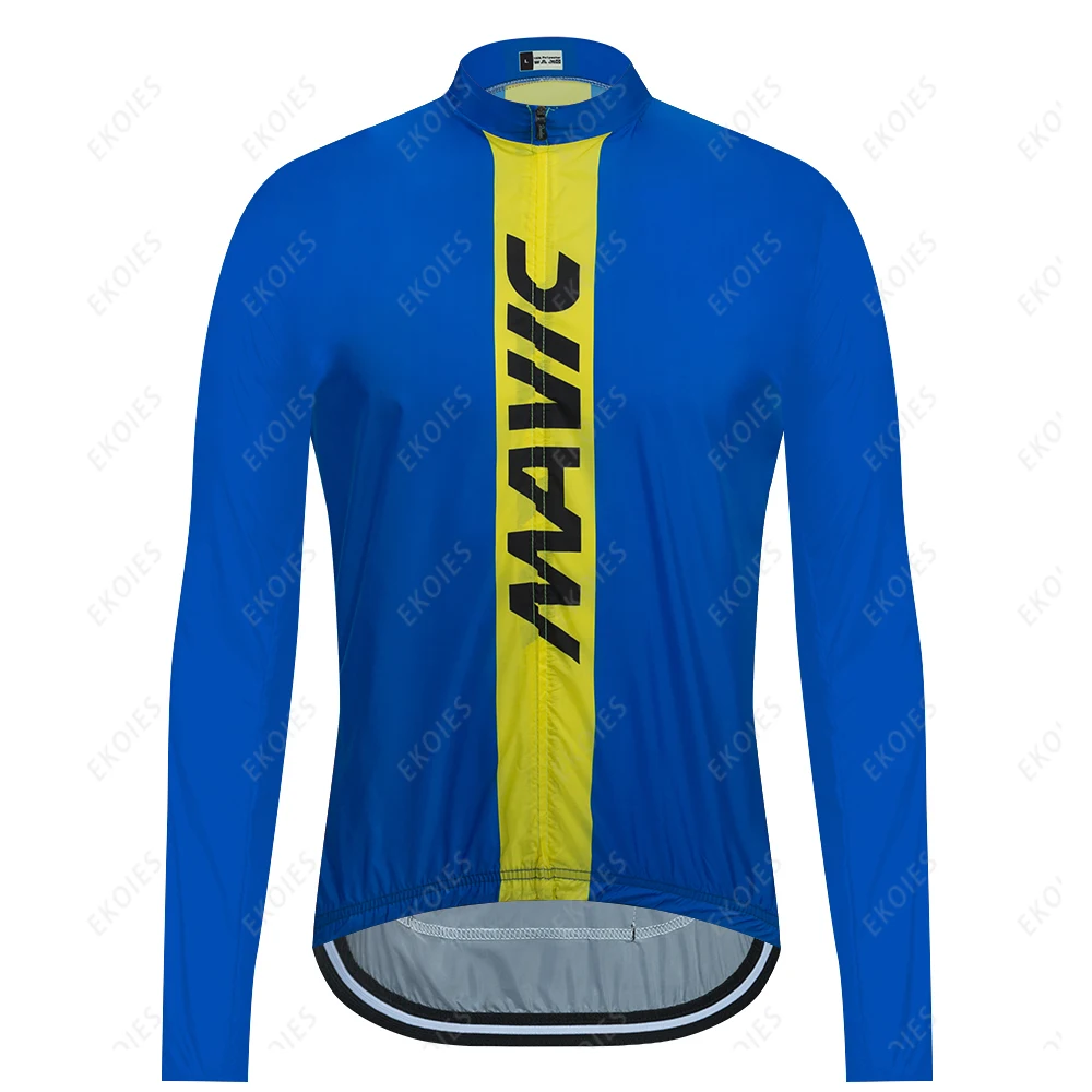 

Mavic Cycling Jackets 2021 Bike Windof Anti-UV Cycling Clothing MTB Bike Maillot Sport Long Sleeve Lightweight Cycling Jersey