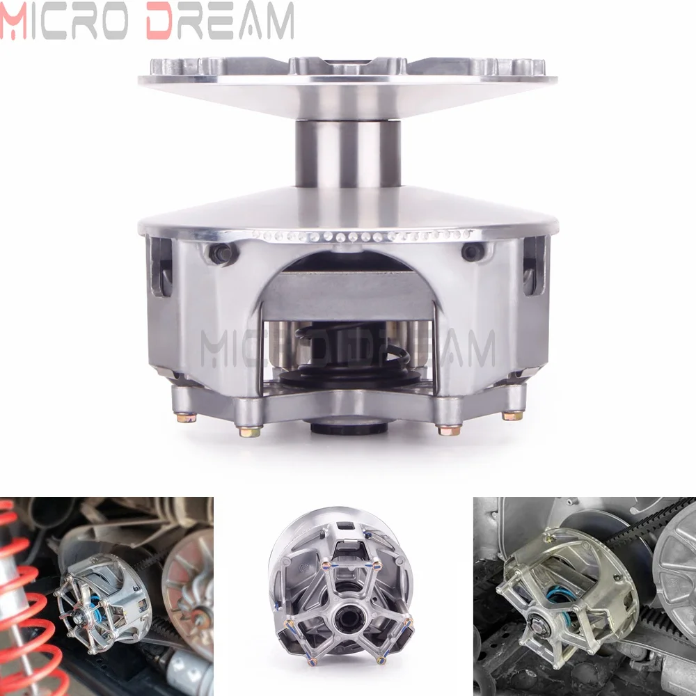 

For Polaris RZR Turbo S XP 4 Silver Aluminum Complete Primary Drive Clutch Assembly 1323327 1323559 Replacement 2016-2021 2019