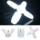 1 шт., складная энергосберегасветодиодный Светодиодная лампа E27, 28 Вт