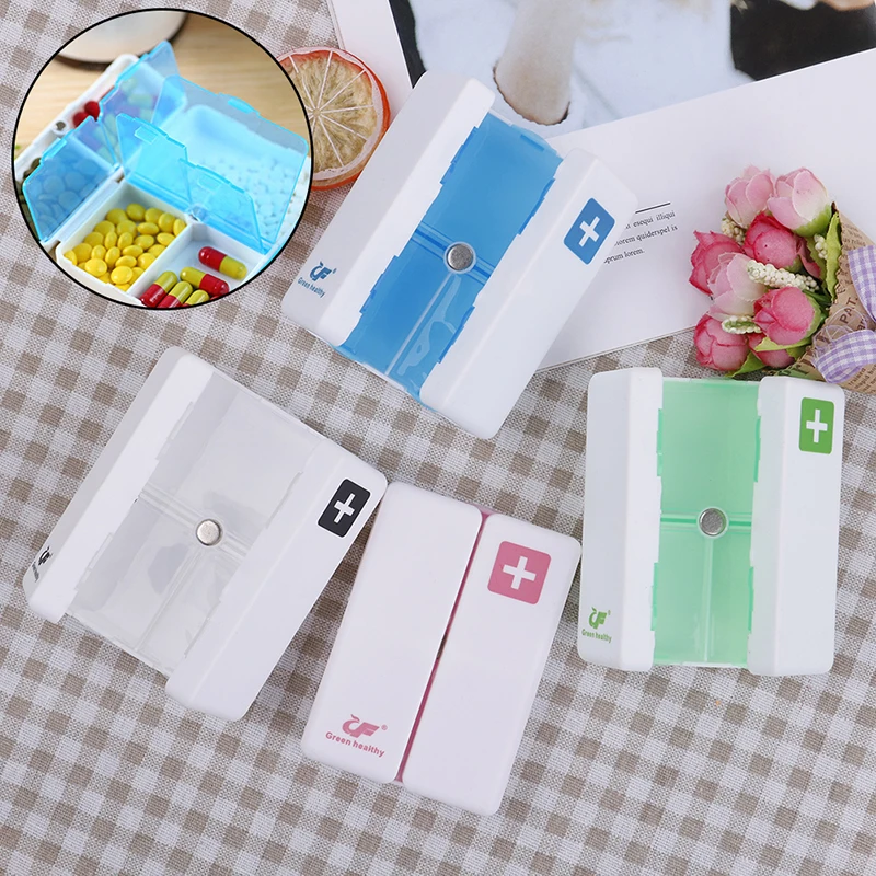 

7Days Dispenser Case Organizer Pill Storage Magnet Box Medicine Container Holder