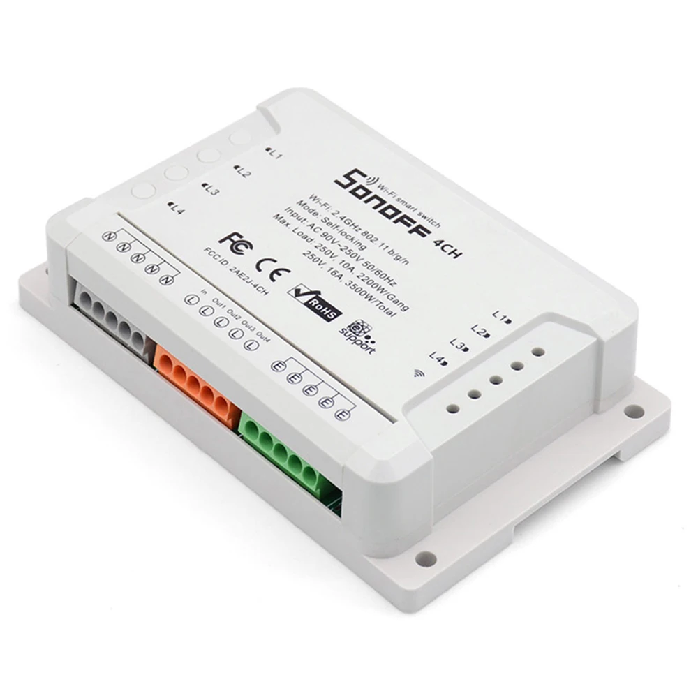 2/3/4/5 шт. 4 канальный смарт переключатель Sonoff R3 WIFI|Модули для умного дома| |