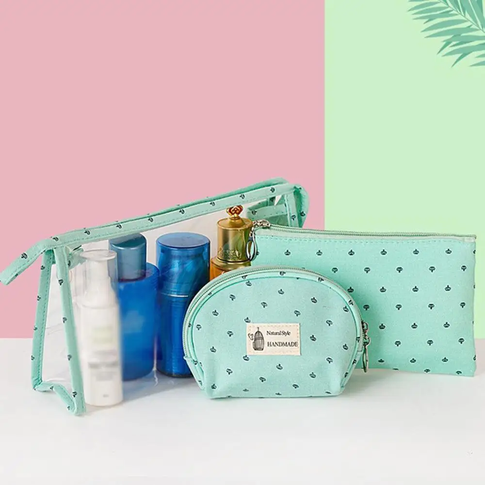 Портативный косметички набор из 3 различных размеров макияж и туалетных