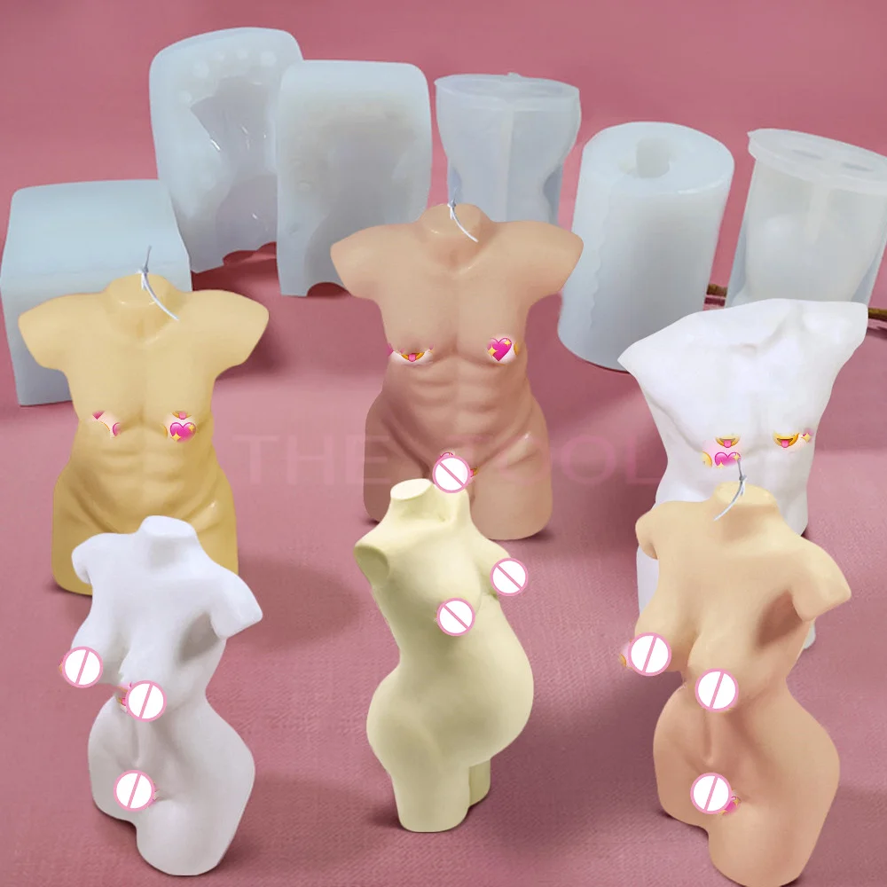 Силиконовая 3D форма для мыла беременных помадки свечи торта женского тела
