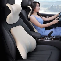 skin friendly car lumbar support headrest neck pillow support universal soft neck pillows cushion automotive seat head rest