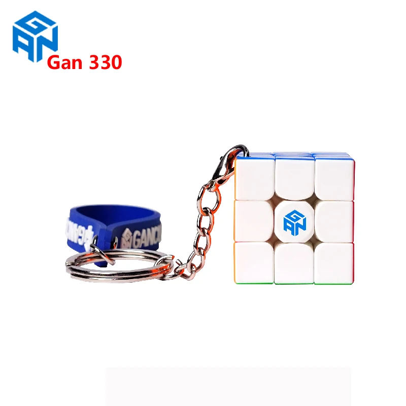 

GAN330 Speed 3x3x3 Keychain Cube 3x3 Cubo Magico 3x3x3 Mini 30mm Profession Magic Cubes gan 330 Puzzle Educational Game