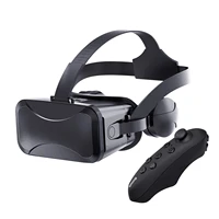 universal virtual reality glasses 3d eye protection gift movies video games kids adults vr headset goggles controller for phone