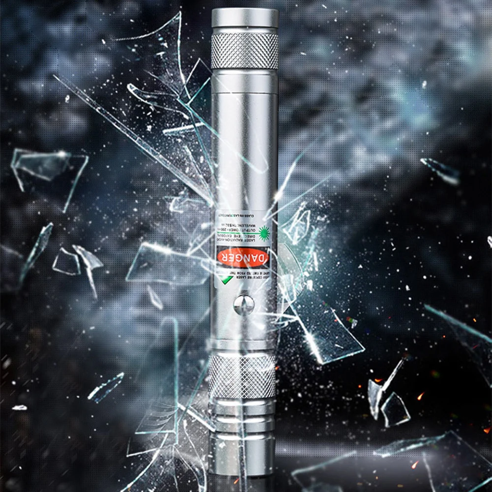 

10000m ultra-long radiation laser pointer, high-power green laser sight, portable USB rechargeable 5mW laser device