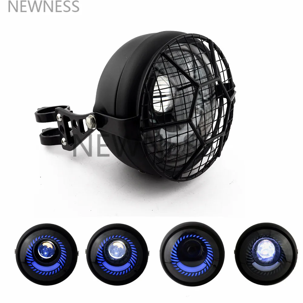 Мотоциклетная светодиодный ная фара в стиле ретро с боковым креплением для M109R