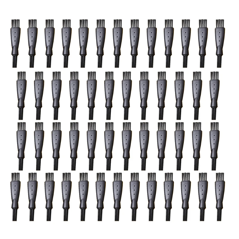 

50pcs Shaver Cleaning Brushes Double-end Razor Trimmer Cleaning Brush Replacemen K3NE