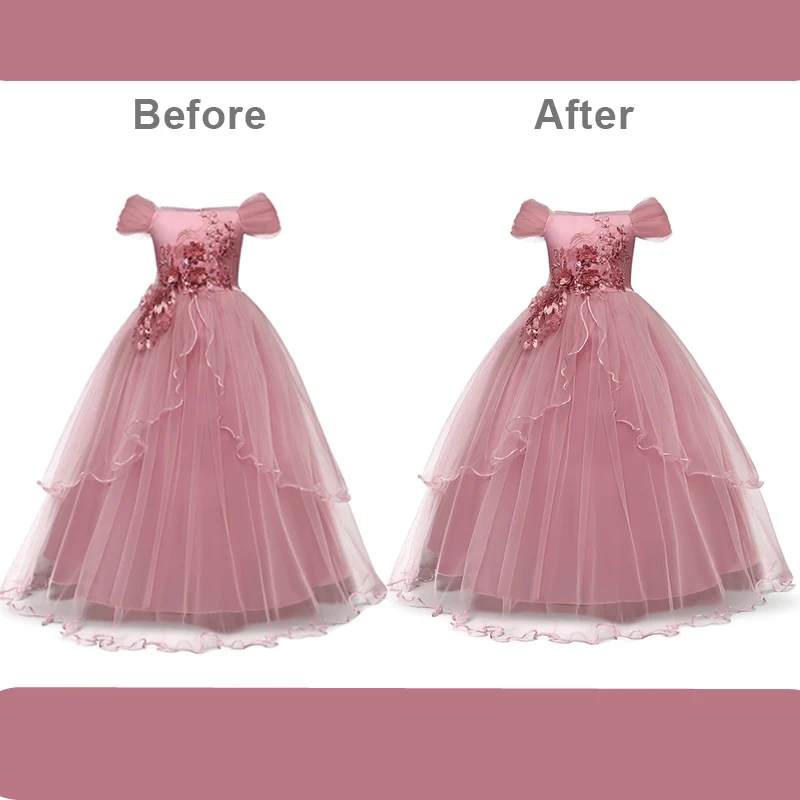 

Kid Wedding Dresses for Girls Elegant Flower Princess Long Gown Baby Girl Christmas Dress vestidos infantil Size 5 12 14 Years