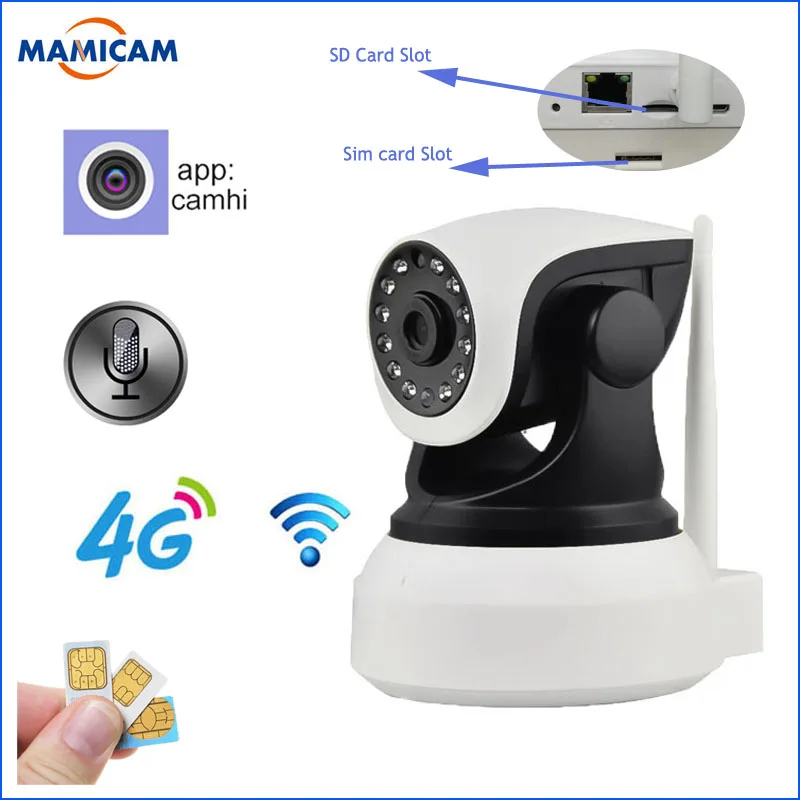 1080P 960P HD 3G 4G sim-карта ip-камера беспроводная камера PTZ Pan Tilt видеокамера GSM P2P сеть беспроводная Wifi Домашняя безопасность движения