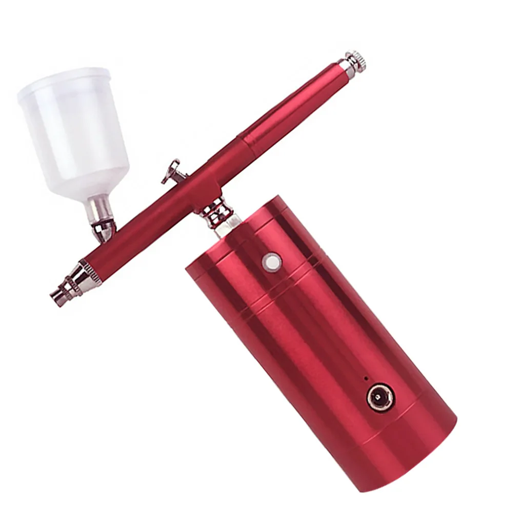 Comprar Mini Compresor De Aire Portátil Recargable, PISTOLA DE PULVERIZACIÓN De Pintura, Aerógrafo Para Arte De Uñas, Tatuaje Manualidad, Pastel, Pulverizador De Niebla