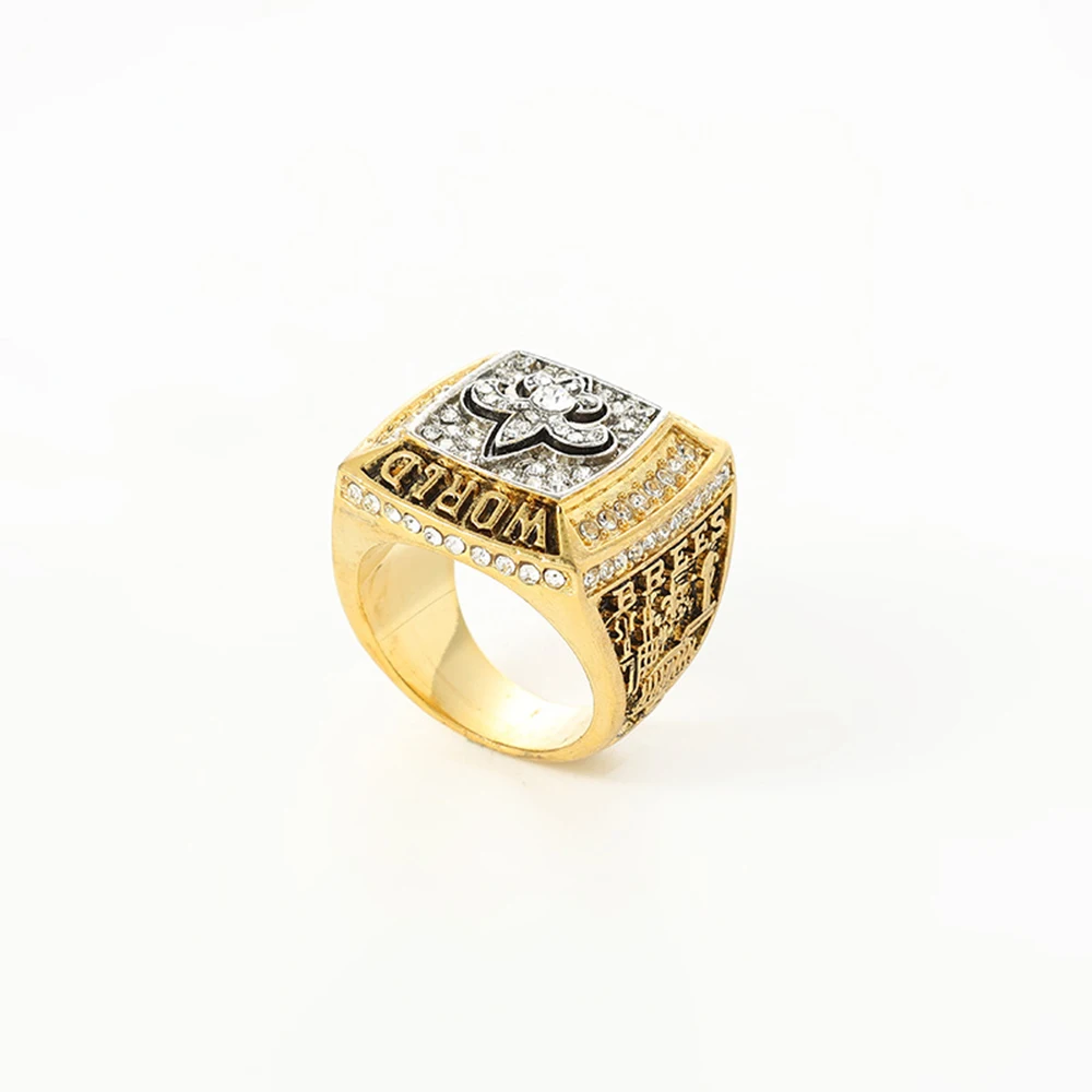 

2009 Custom Jewelry New Orleans Athletic Championship Ring Rugby Fans Memorial Gift