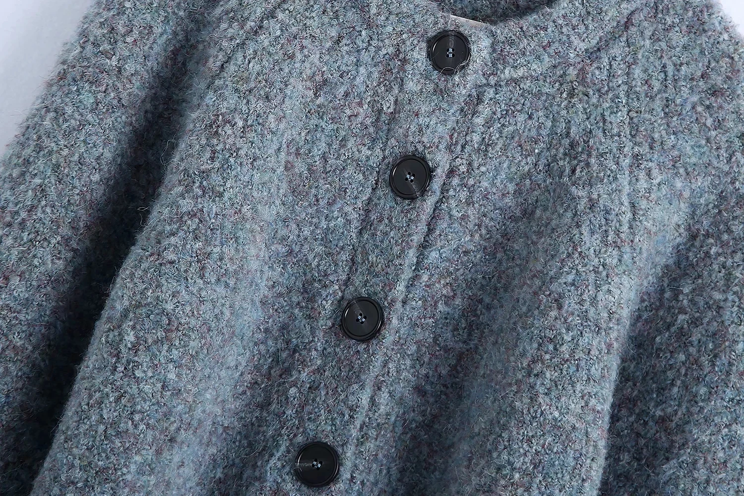 

Cardigan Sweater Vintage O-Neck Long Sleeve Warm Solid Button Knitted Sweater Elegant Casual Loose Chic Top 2020 New