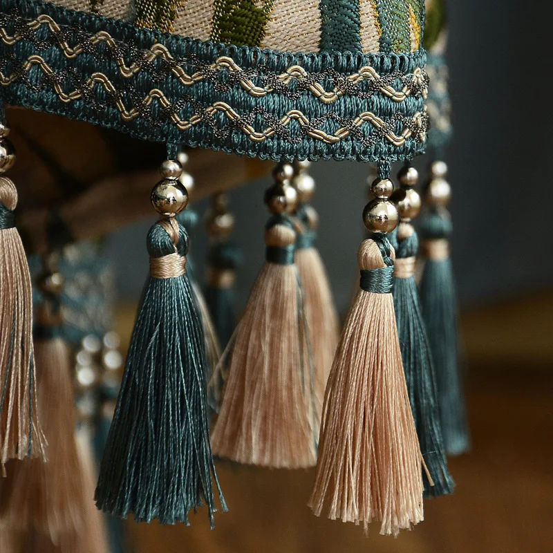 Гордая розовая американская скатерть круглый чехол украшение дома кисточка