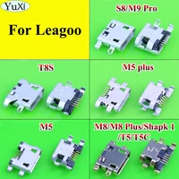 yuxi for leagoo s8 t8s t5 t5c m5 m8 m8 plus m9 pro shark 1 charging port replacement jack socket plug connector micro usb port