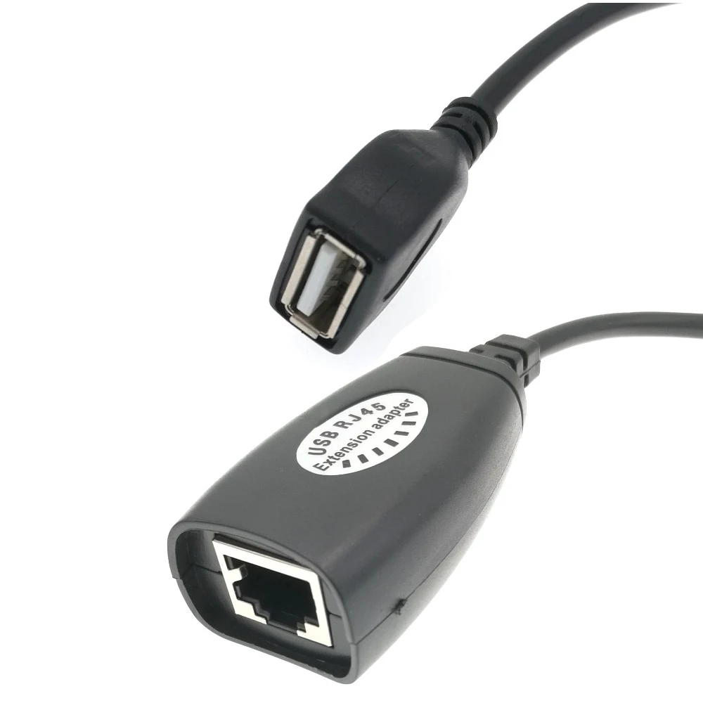 

Удлинитель-адаптер kebidu USB 2,0 для мужчин и женщин, до футов, с использованием кабеля CAT5/CAT5E/6 RJ45 Lan для сети Ethernet