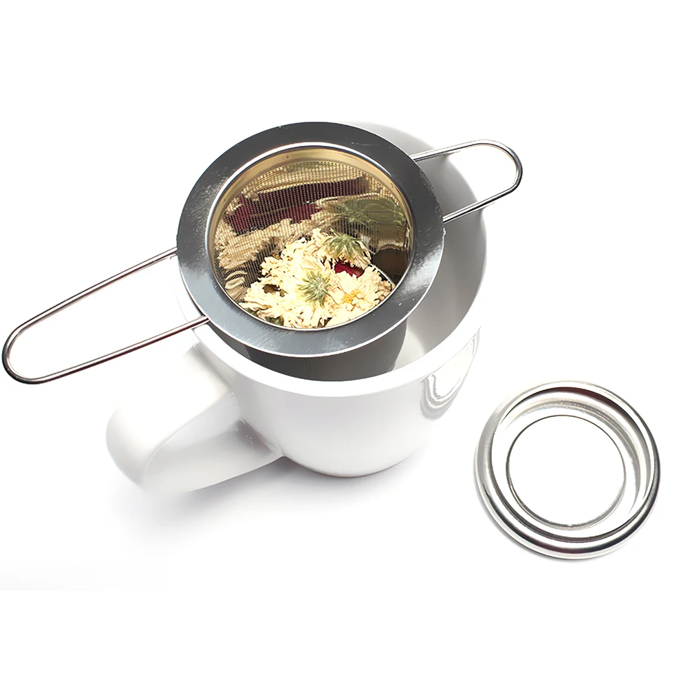 Набор для заваривания чая практичный ситечко с фильтром в виде листьев и специй