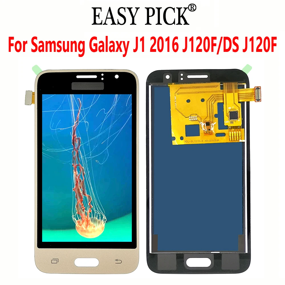 Для samsung Galaxy J1 J120F/DS J120F J120M J120H/DS J120G ЖК-дисплей кодирующий преобразователь сенсорного экрана в сборе