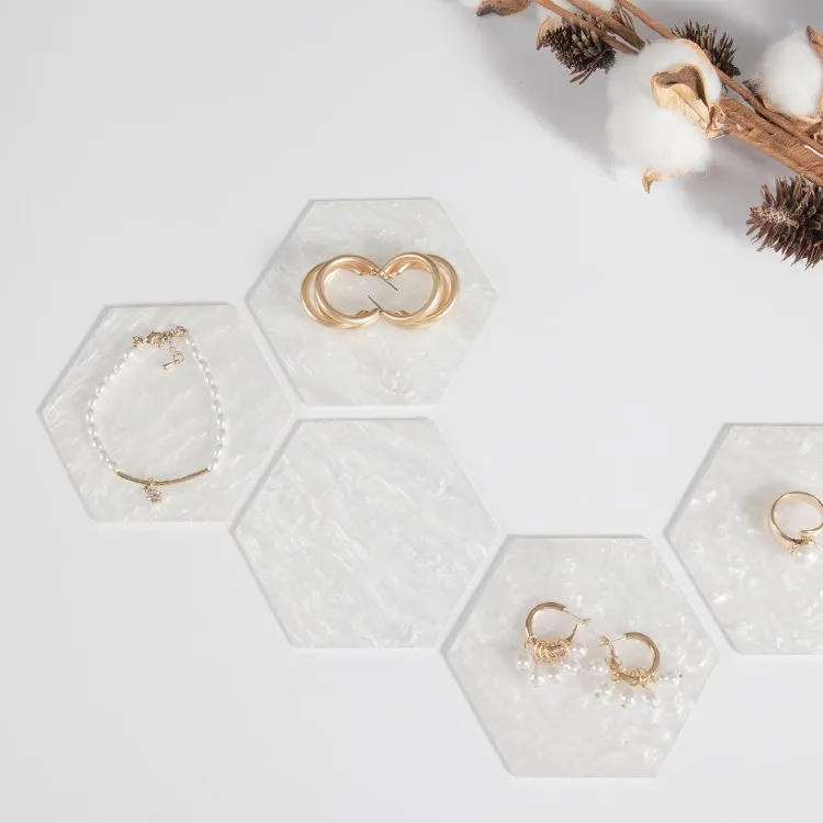 

Acrylic Mica Glass Color Earrings Rings Display Blocks Bracelets Bangle Display Stand Jewelry Display Holder