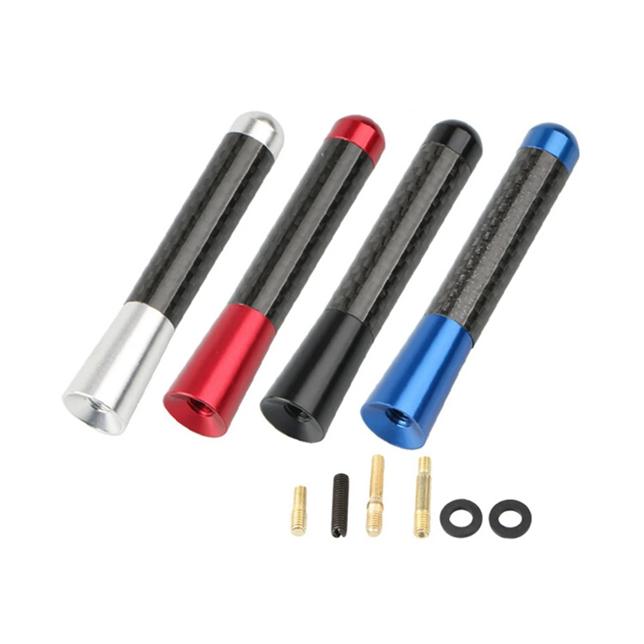

Car Antenna Carbon Fiber Short Radio Antenna Aluminum Vehicle Car Aerial Universal Replacement Car Styling Acessories