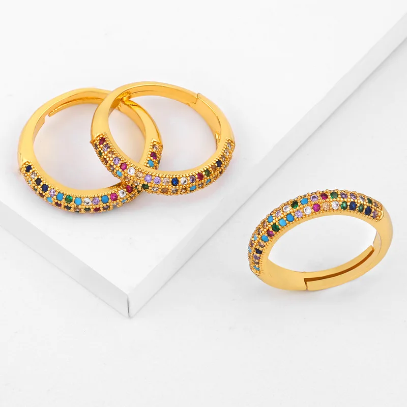 Модное Открытое кольцо для пары в богемном стиле Anillos розовое золото цвет подарок
