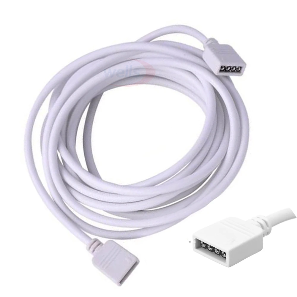 1 м 2 5 30 см 4-контактный RGB светодиодный удлинитель соединительный кабель провод с