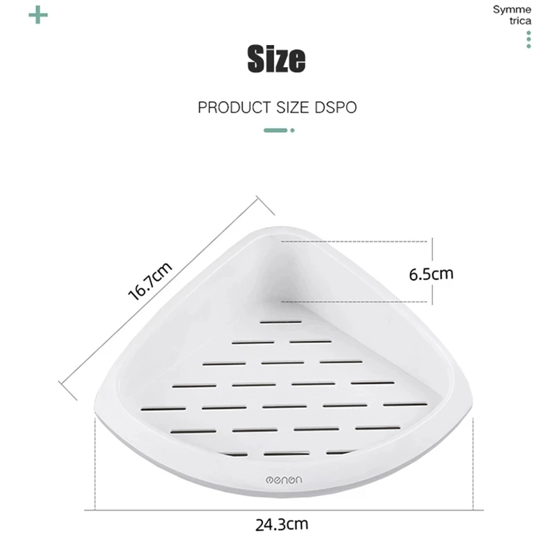 bathroom storage punch free triangular shelves holder shower corner shelf shampoo rack kitchen basket holder accessories free global shipping