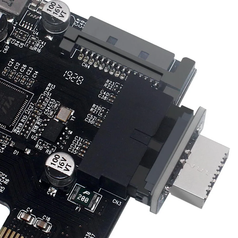 USB адаптер для разъема USB3.0 19P/20P до TYPE E 90 градусов|Компьютерные кабели и разъемы| |