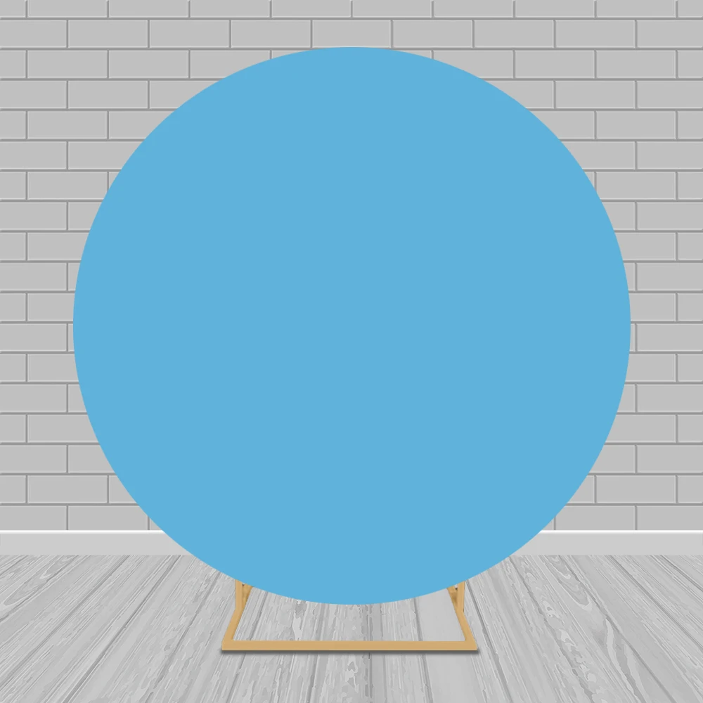 round backdrop circle background covers white pink blue black solid color party birthday baby shower decoration photo studio free global shipping