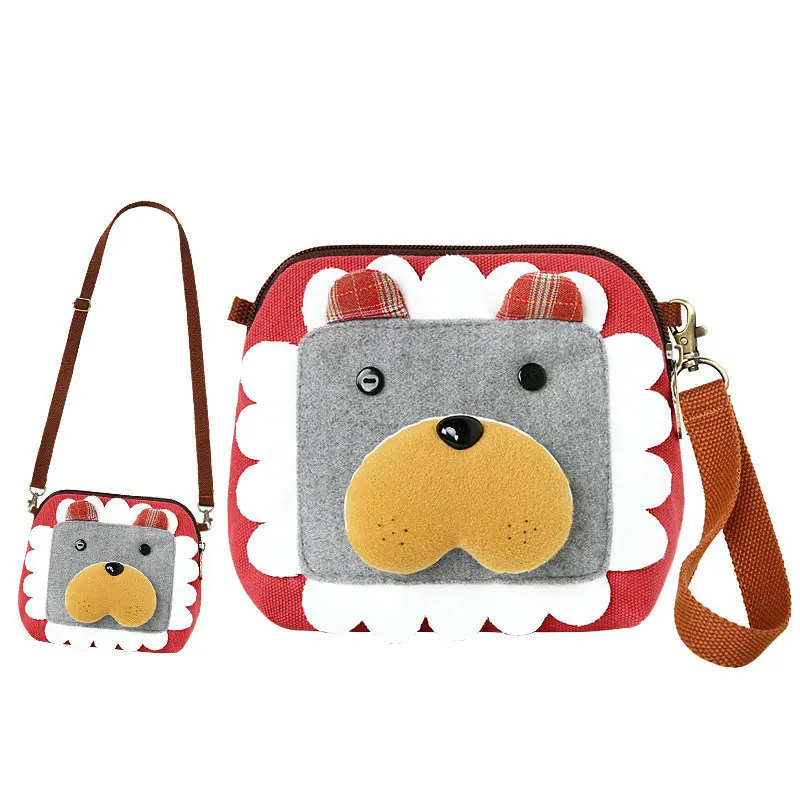 Милый маленький лев сумки женские дизайнерские маленькие квадратные через плечо