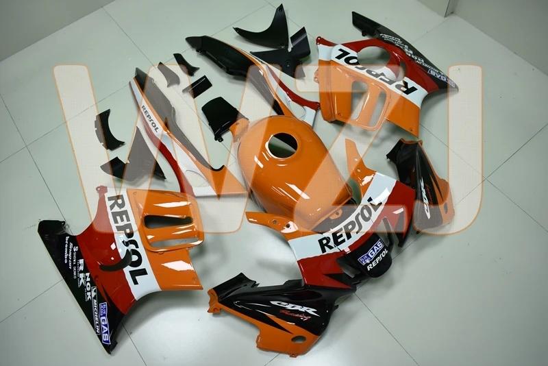 Для Honda Cbr600 97 98 ABS обтекатель CBR 600 F3 97 98 Repsol наборы обтекателей CBR 600 F3 1995-1998 набор для всего тела