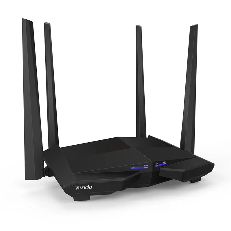 Tenda AC10 Новый двухдиапазонный беспроводной маршрутизатор Wi-Fi AC1200 с