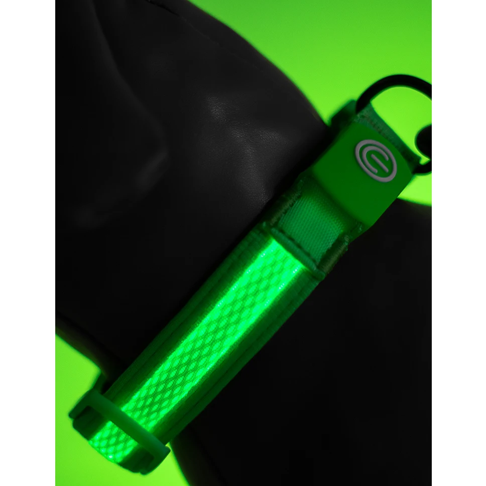 Нейлоновый светодиодный поводок для собак ночная безопасность мигающий